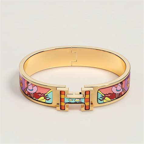 hermes emaille bracelet|Hermes bracelet for women.